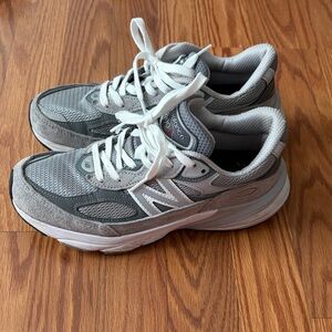 New Balance Women's Gray and White Sneakers